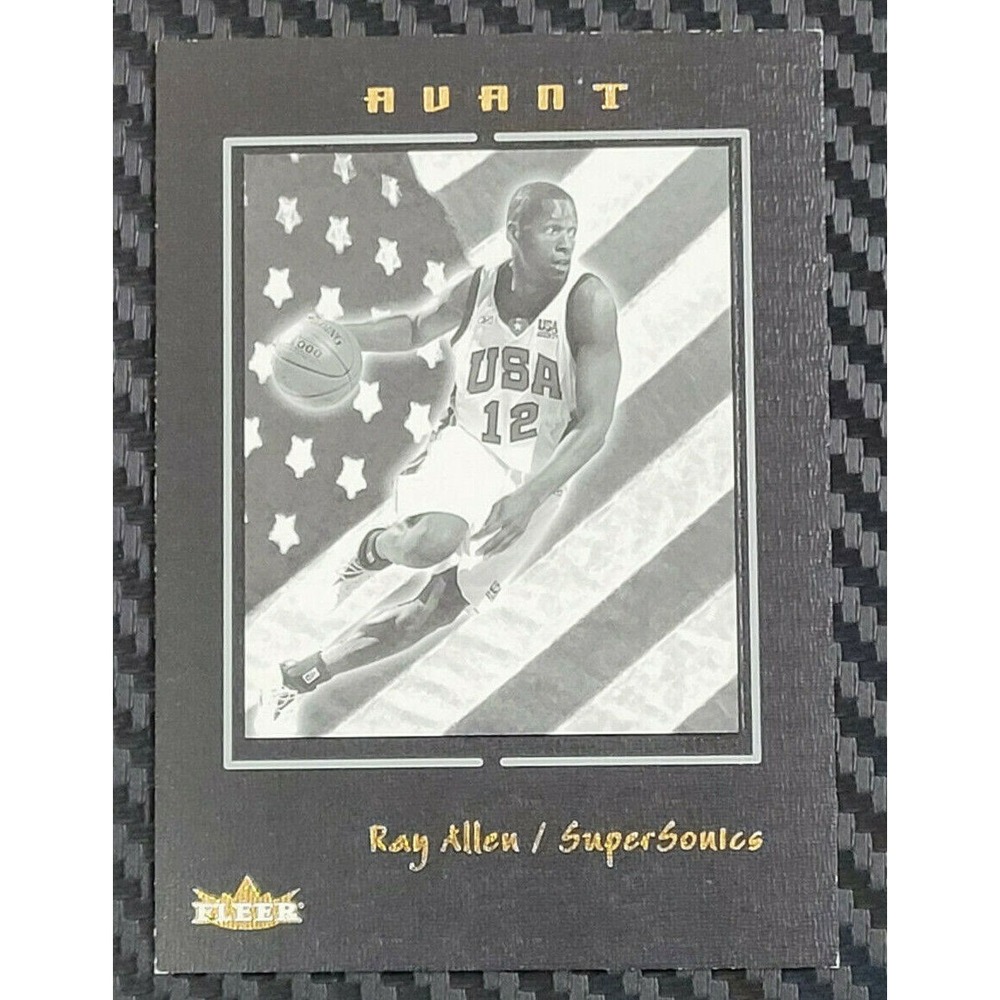 2003-04 FLEER AVANT - RAY ALLEN - BLACK & WHITE PARALLEL #D 169/199